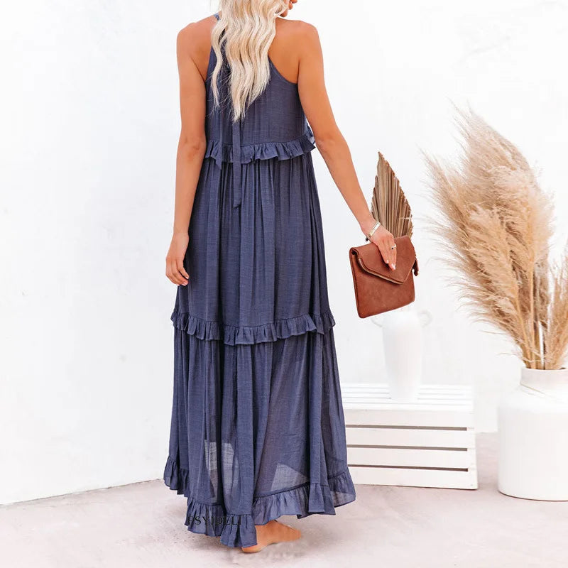 Aneta | Vestido elegante sin mangas