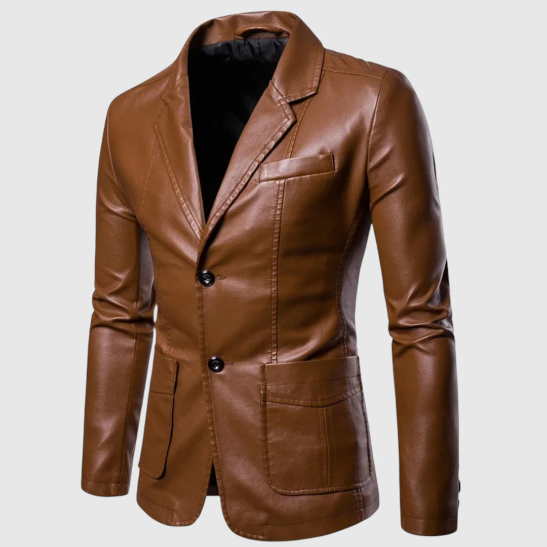 Stefan | Chaqueta de cuero elegante