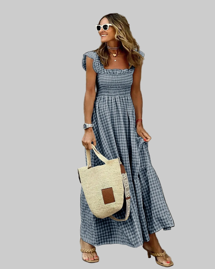 Mila | Vestido de cuadros retro