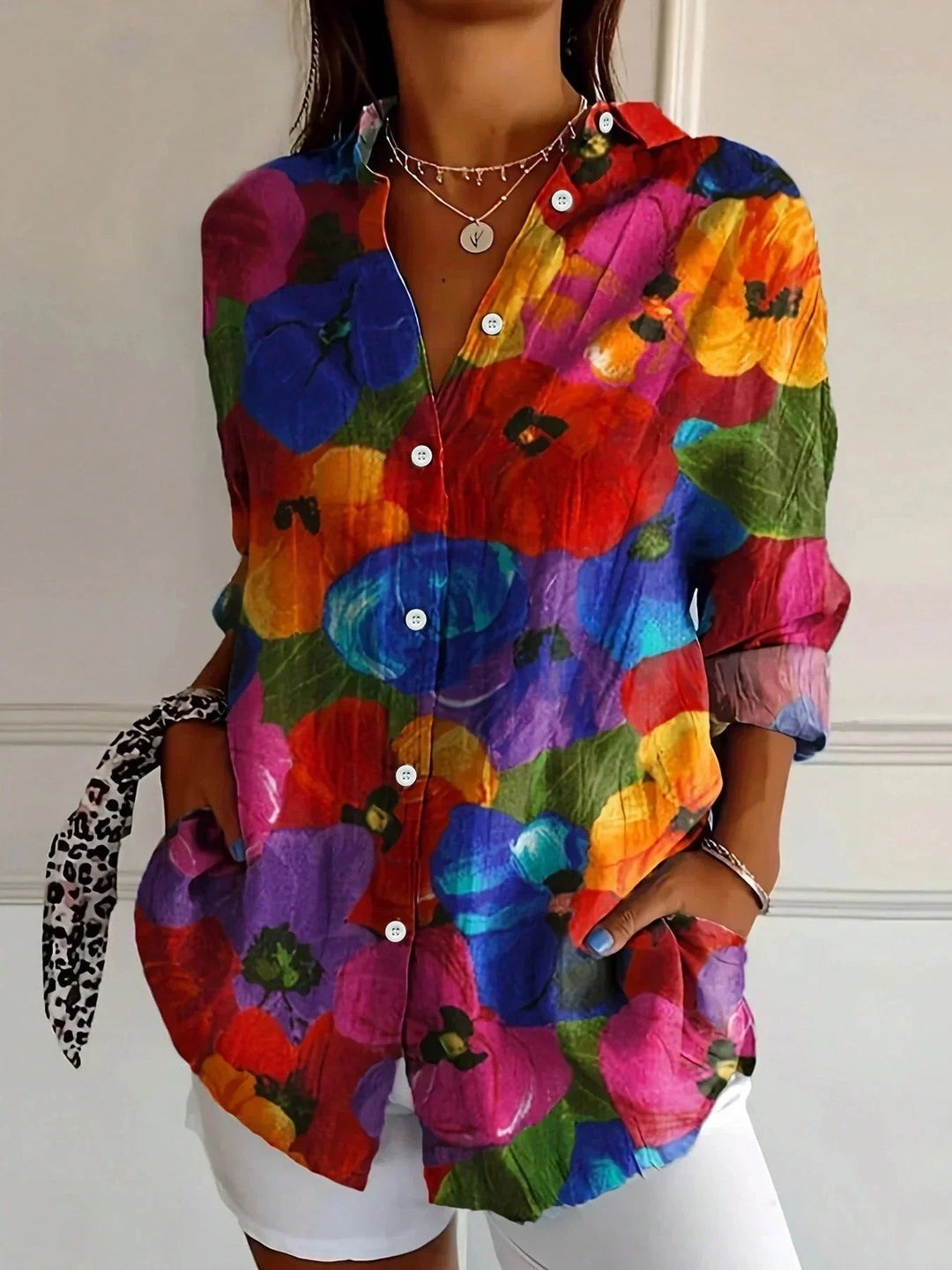 Ewelina | Blusa Estampada de Colores