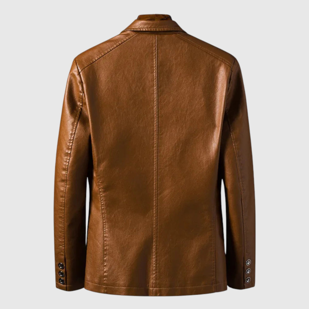 Stefan | Chaqueta de cuero elegante