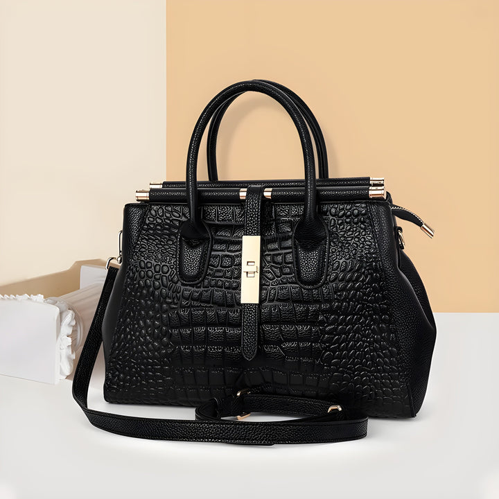 Elysian | Bolso de mano con estampado de cocodrilo