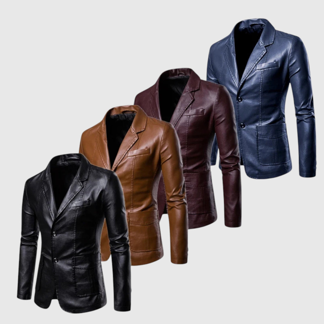 Stefan | Chaqueta de cuero elegante