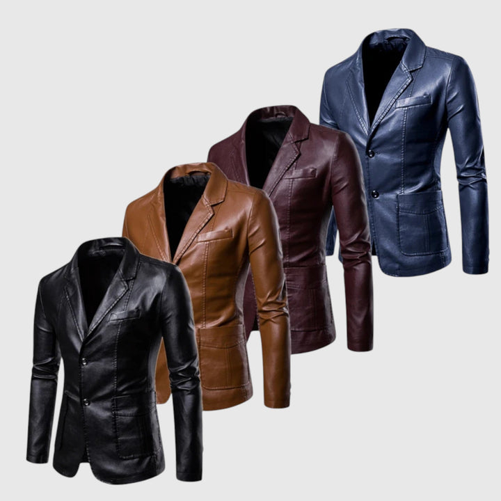 Stefan | Chaqueta de cuero elegante