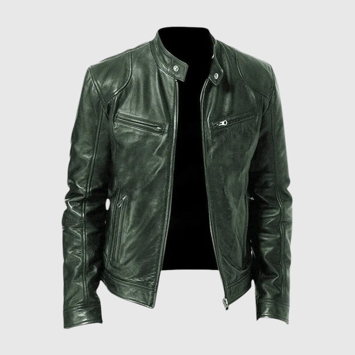 Henry | Chaqueta de cuero informal