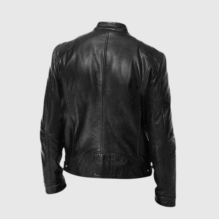 Henry | Chaqueta de cuero informal