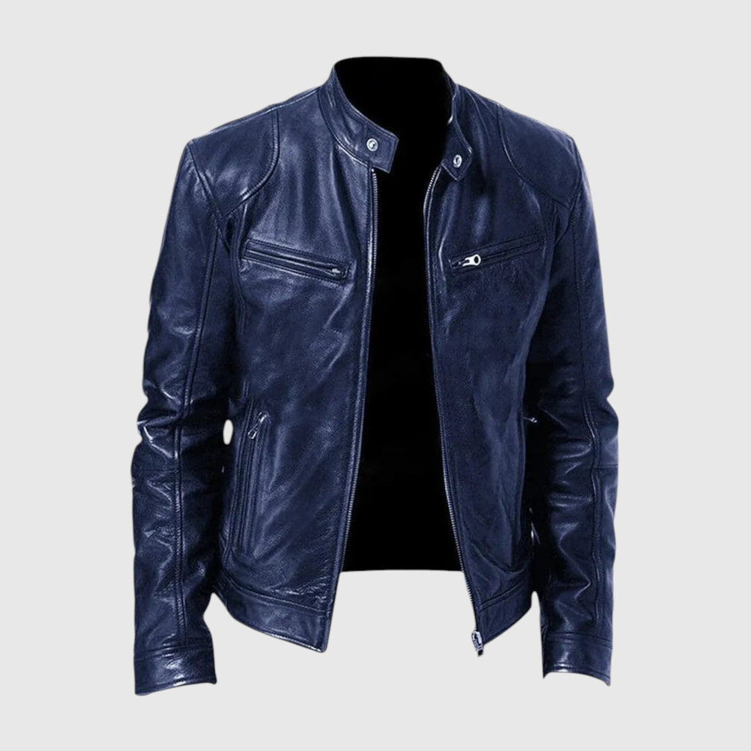 Henry | Chaqueta de cuero informal