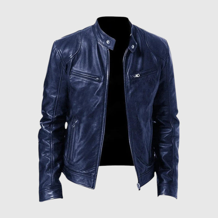 Henry | Chaqueta de cuero informal