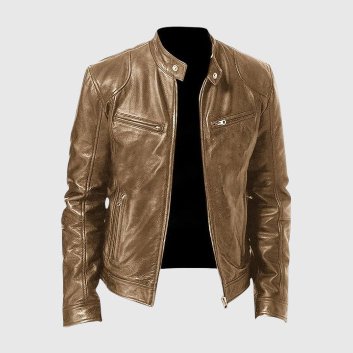 Henry | Chaqueta de cuero informal