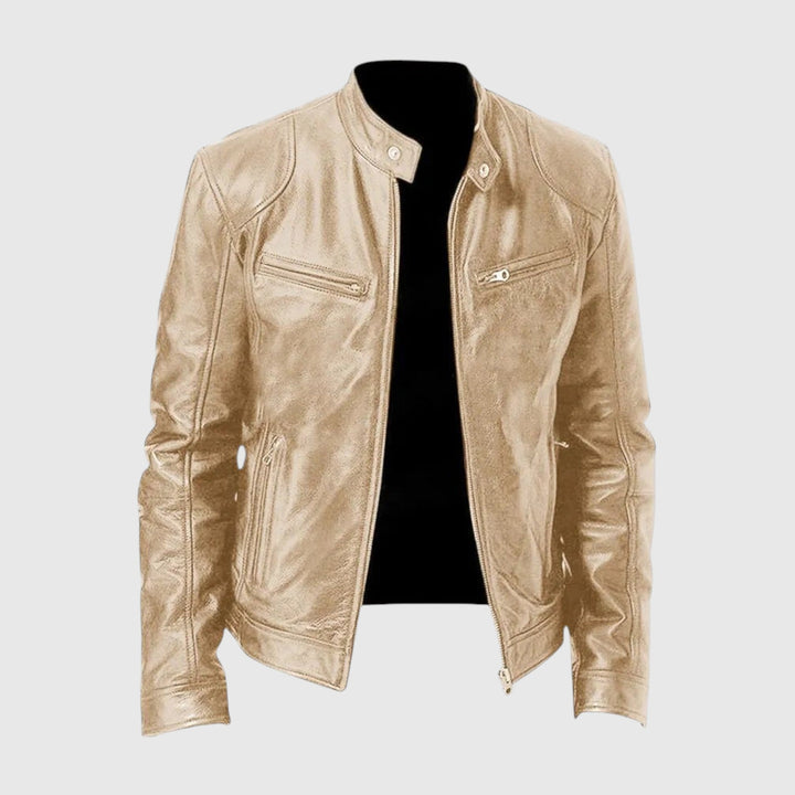 Henry | Chaqueta de cuero informal