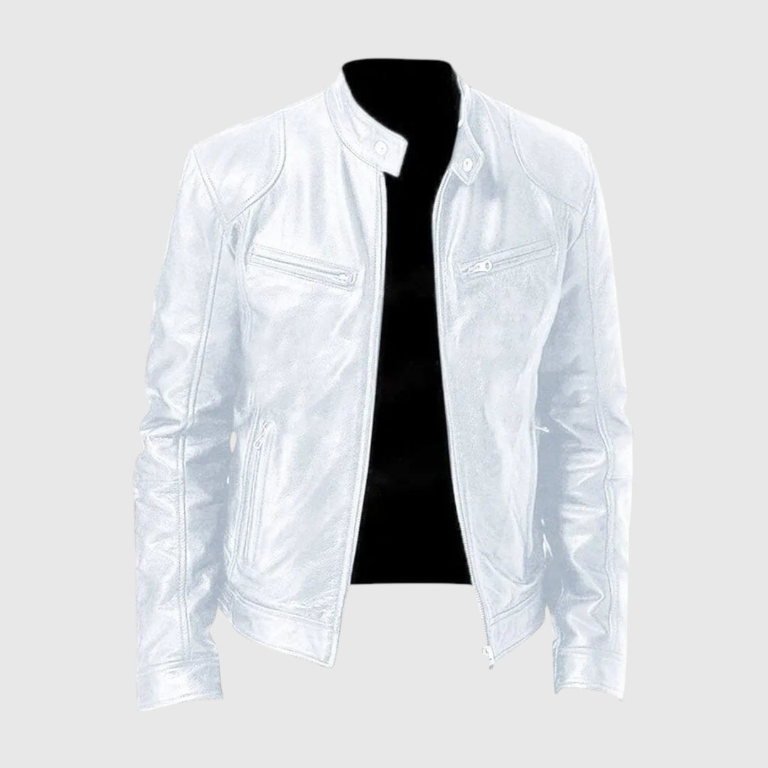 Henry | Chaqueta de cuero informal