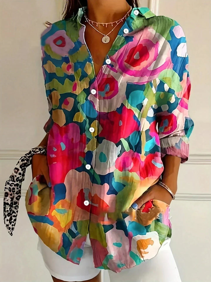Ewelina | Blusa Estampada de Colores