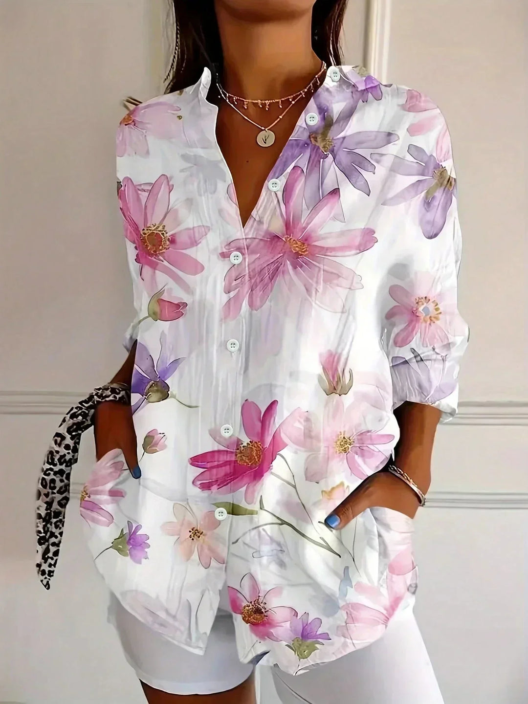 Ewelina | Blusa Estampada de Colores