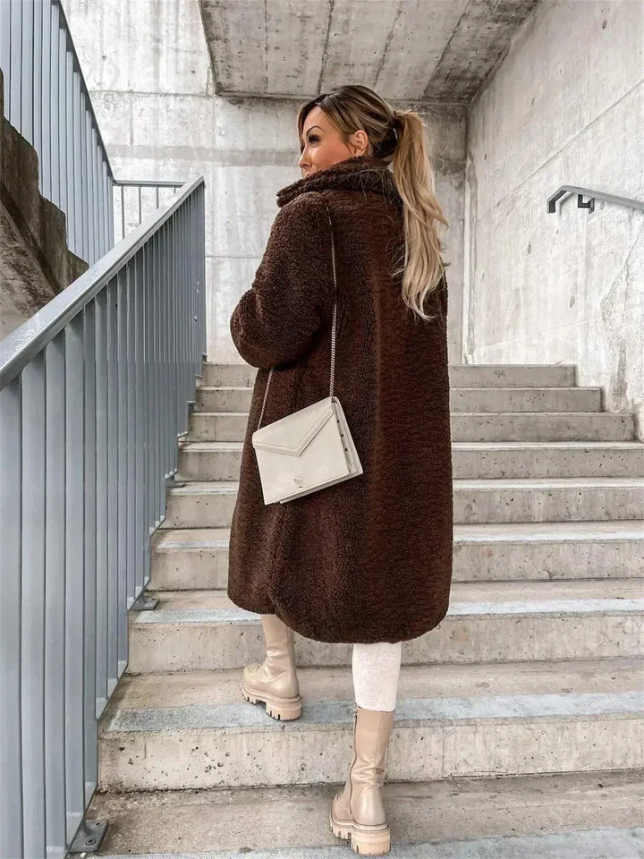 Katarina | Elegante abrigo Teddy
