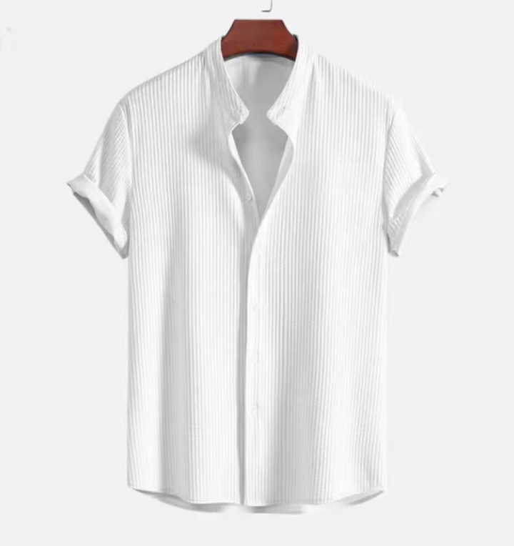 Camisa de hombre | Estilo veraniego acanalado