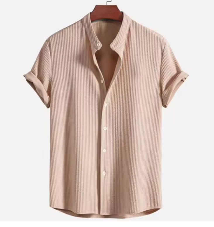 Camisa de hombre | Estilo veraniego acanalado