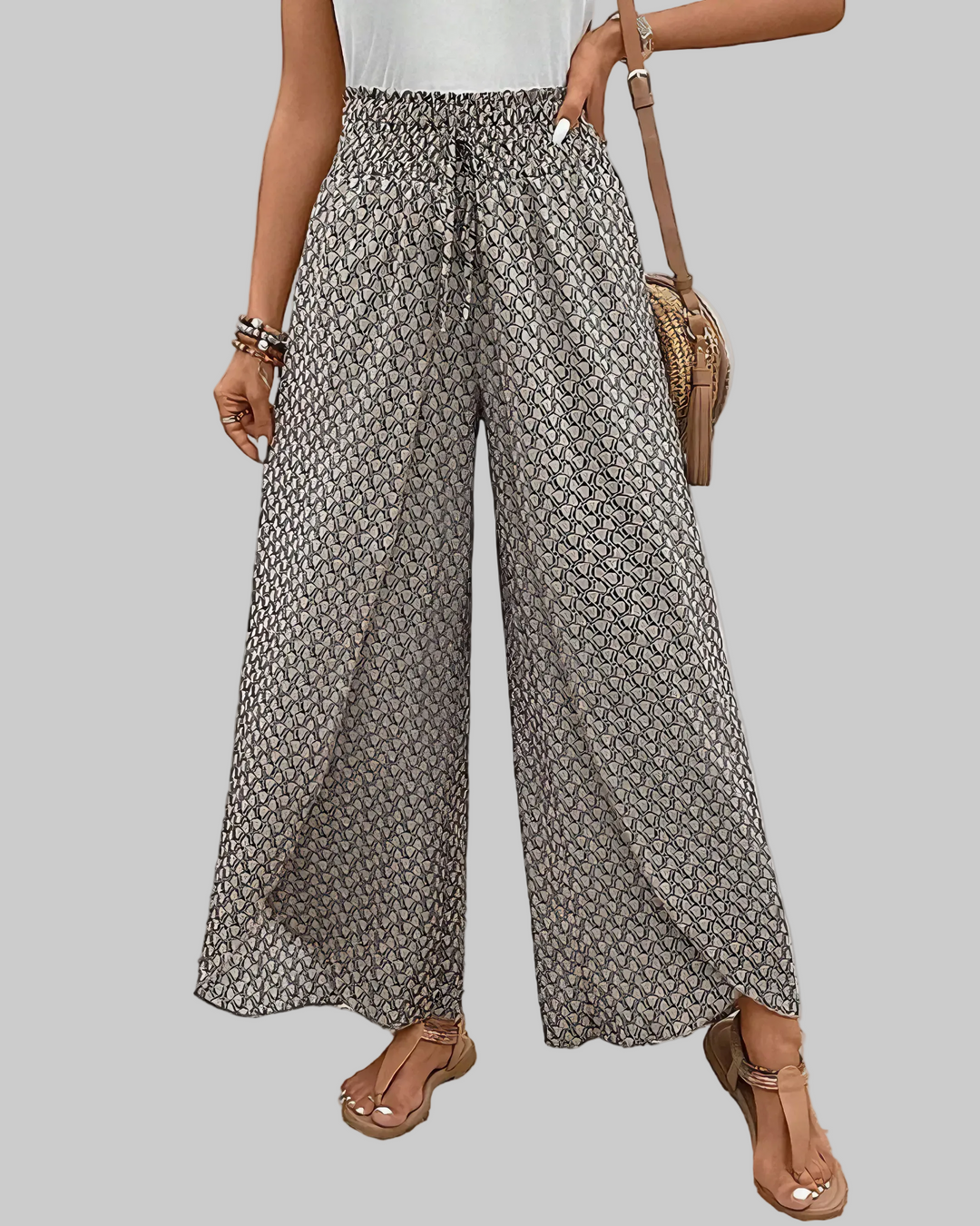Raquel | Pantalones anchos de pernera ancha