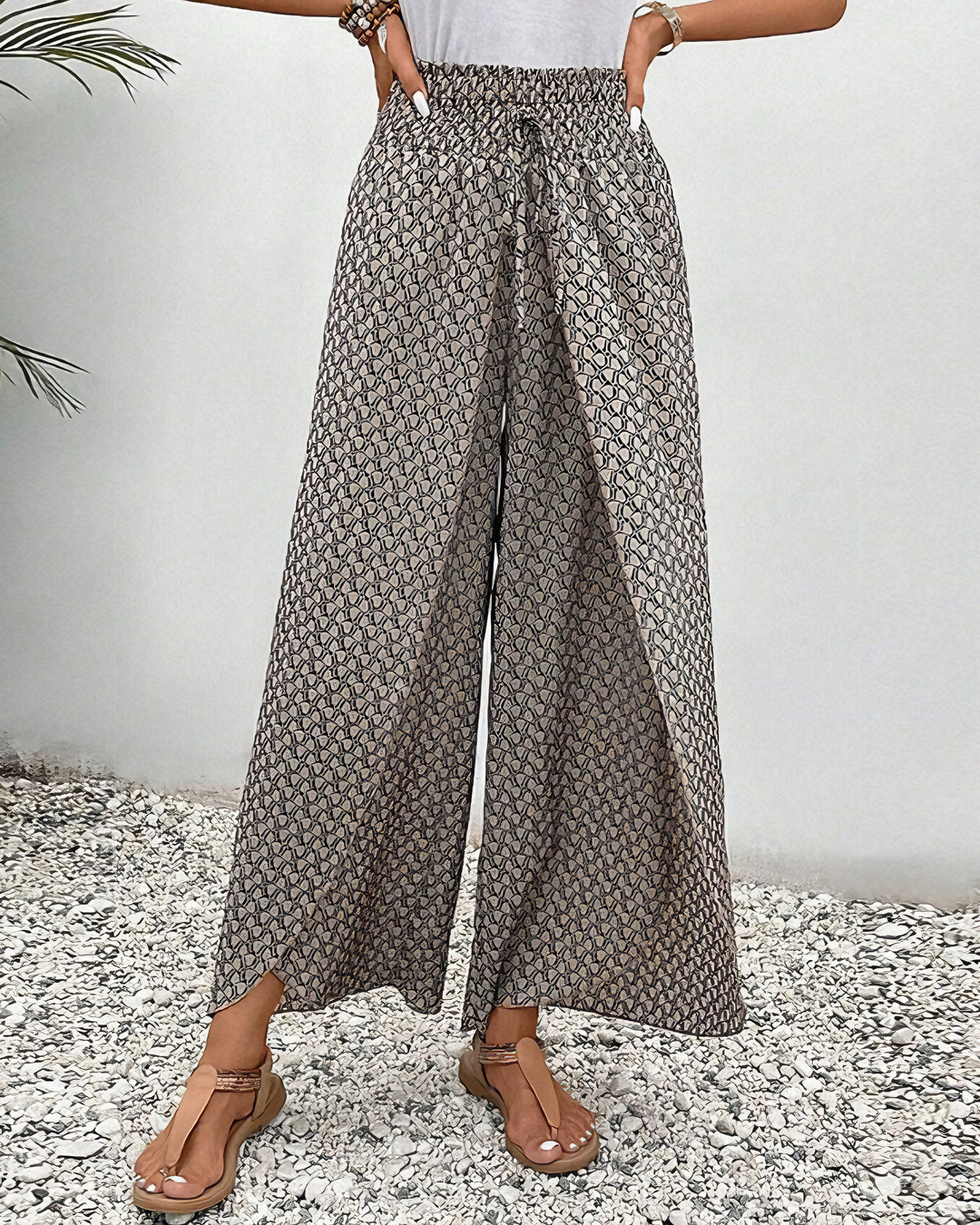 Raquel | Pantalones anchos de pernera ancha