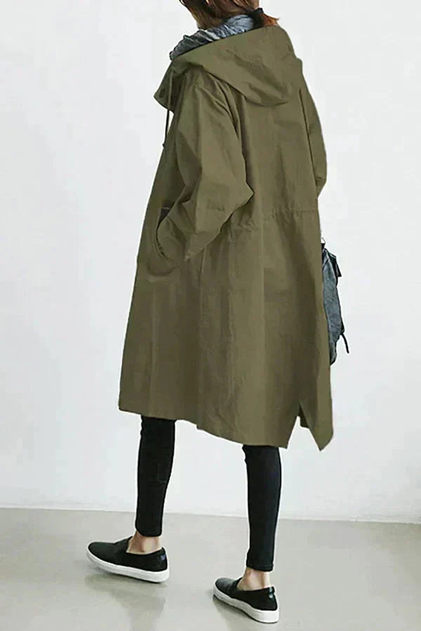 Doro | Gabardina extragrande con capucha