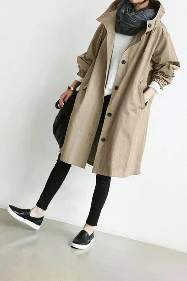 Doro | Gabardina extragrande con capucha