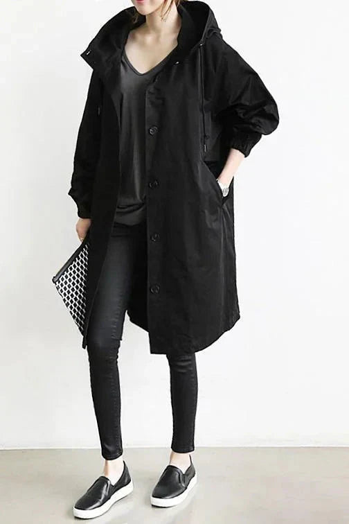 Doro | Gabardina extragrande con capucha