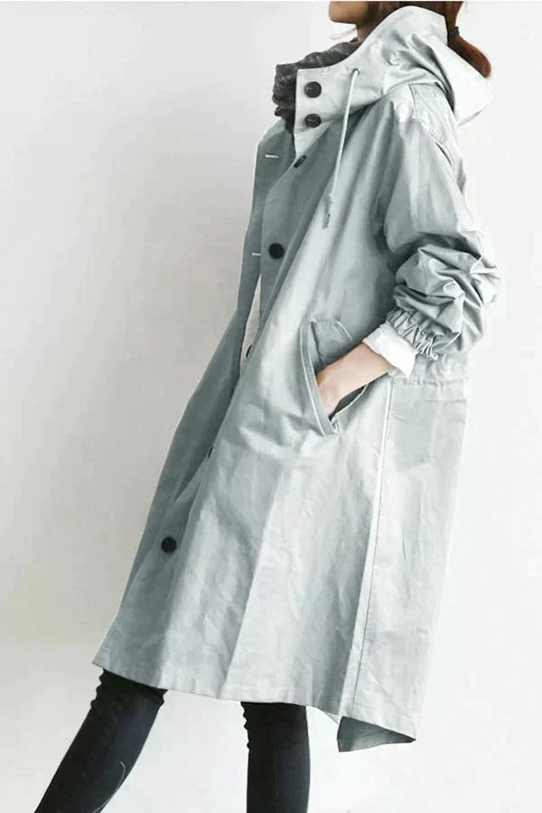 Doro | Gabardina extragrande con capucha