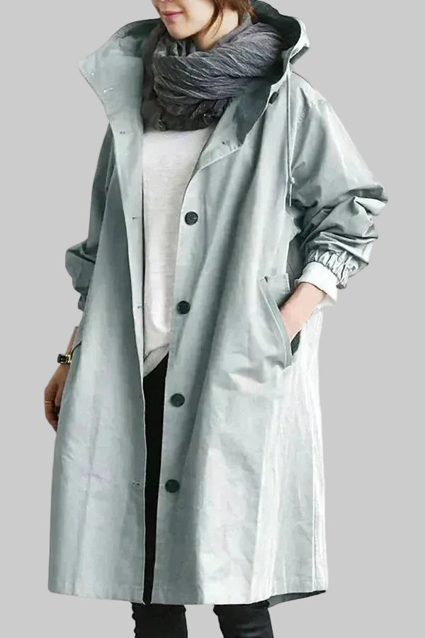 Doro | Gabardina extragrande con capucha