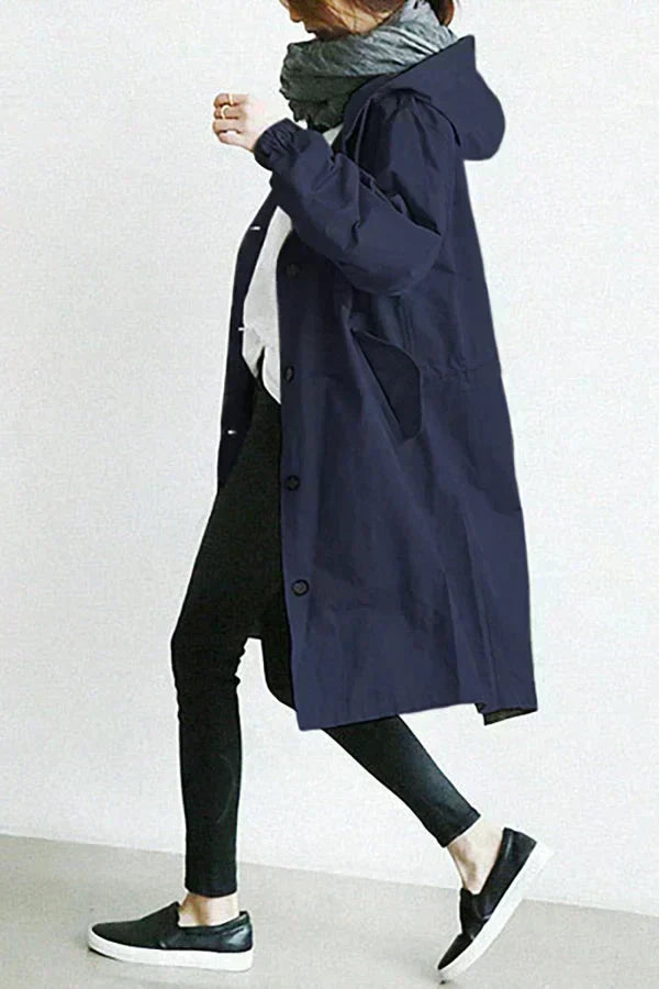 Doro | Gabardina extragrande con capucha
