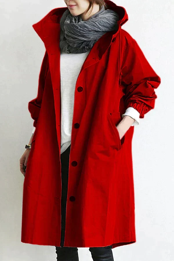 Doro | Gabardina extragrande con capucha
