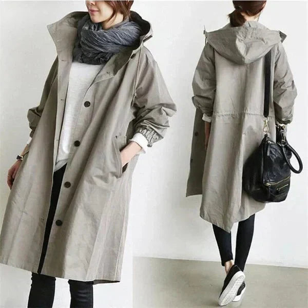 Doro | Gabardina extragrande con capucha
