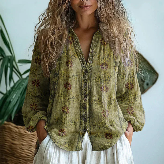 Irra | Blusa Estampada Vintage