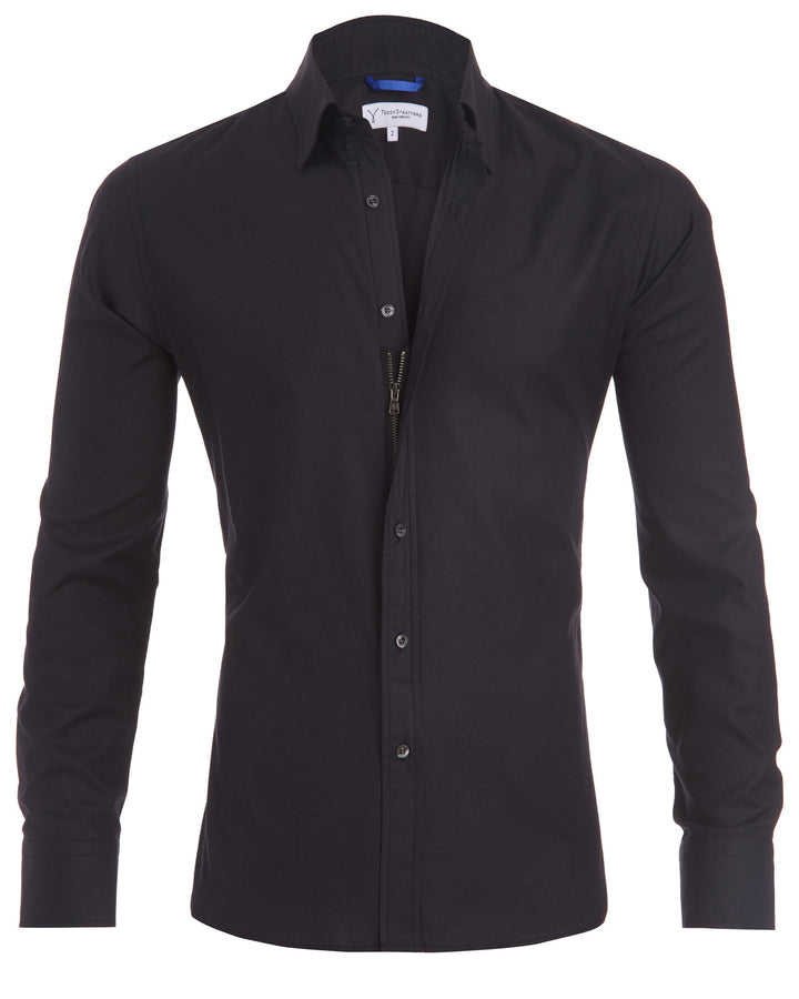 Camisa de Hombre con Cremallera | Estilo Moderno