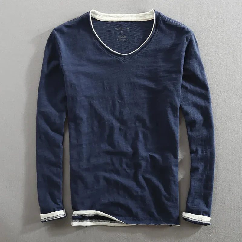 Natan | Camiseta de Manga Larga de Algodón