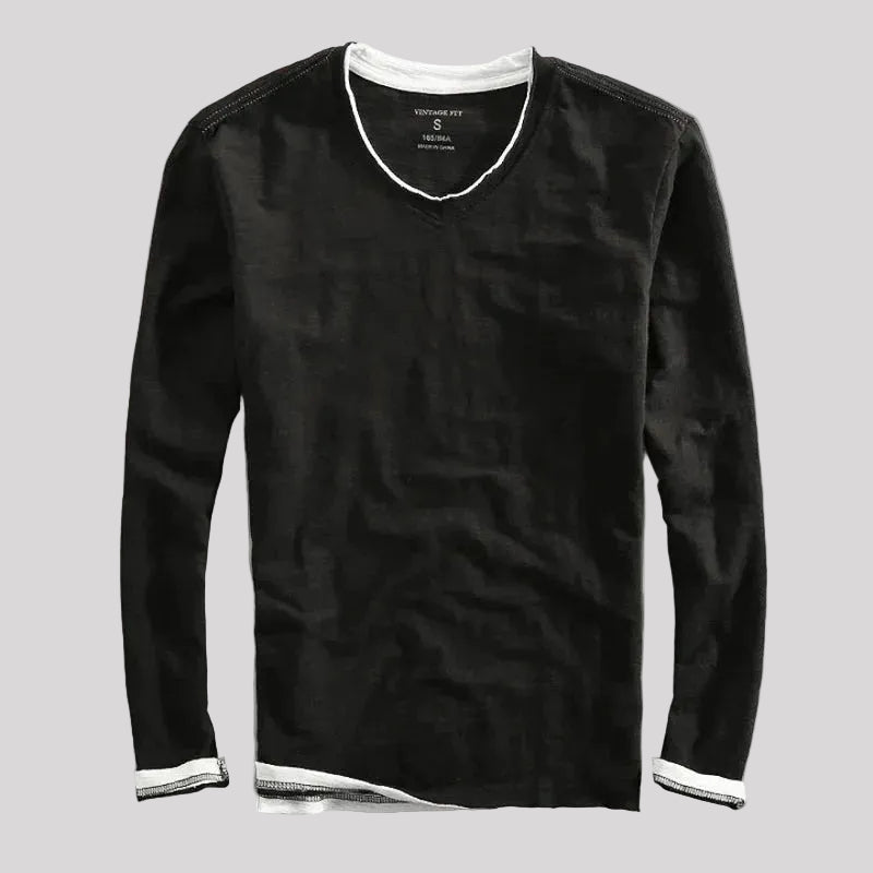 Natan | Camiseta de Manga Larga de Algodón