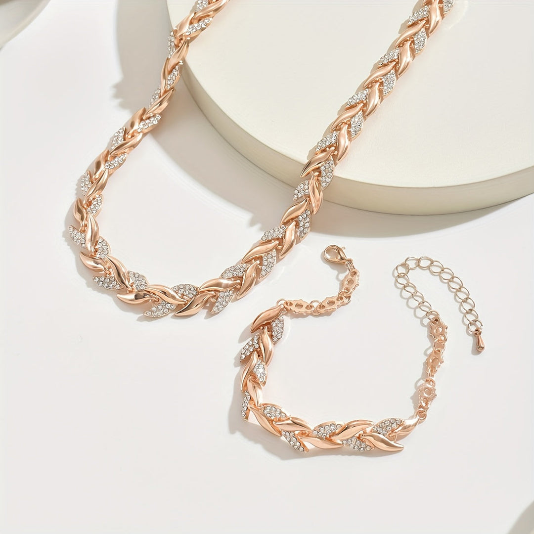 Claudine | Conjunto de joyas de cristal