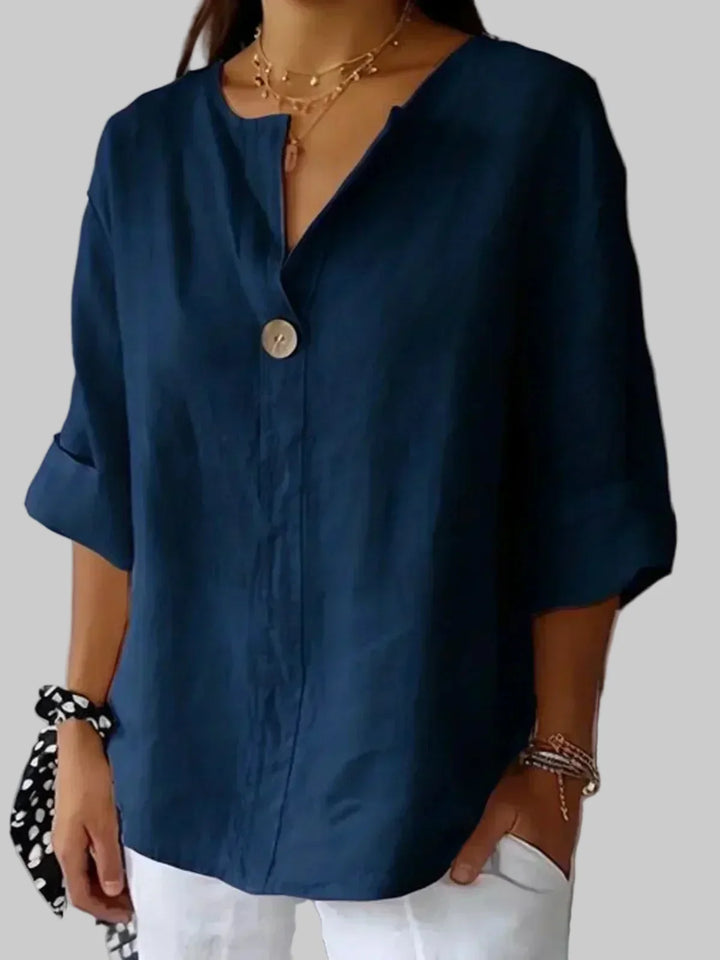 Kamila | Blusa informal con cuello en V