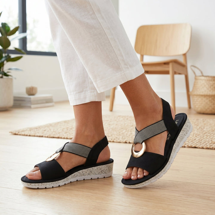 Gabriela | Sandalias Planas Premium