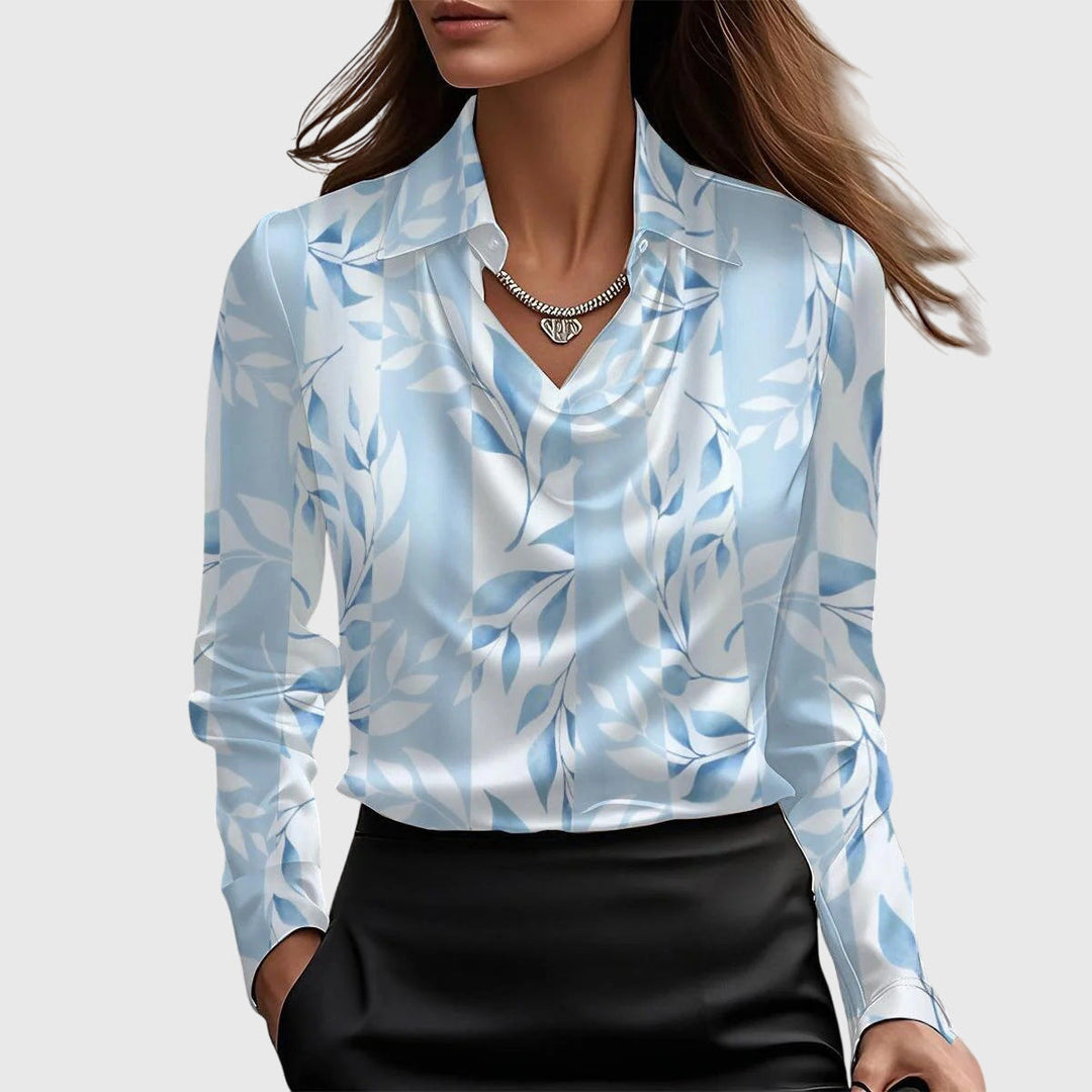 Mirela | Blusa Plisada con Lúrex