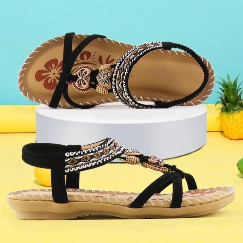 Havana | Sandalias con tiras elásticas y plantilla suave