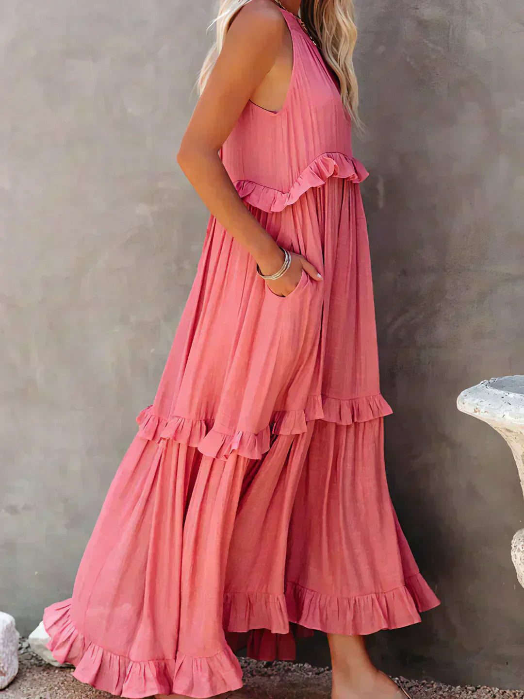 Aneta | Vestido elegante sin mangas