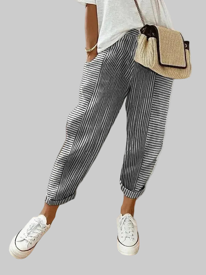 Clara | Pantalones de rayas