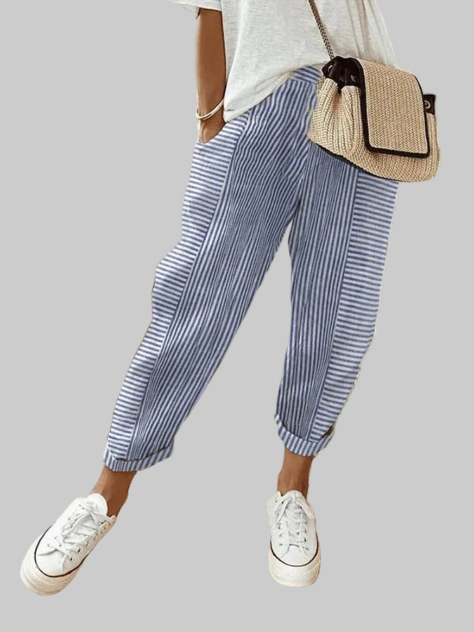 Clara | Pantalones de rayas
