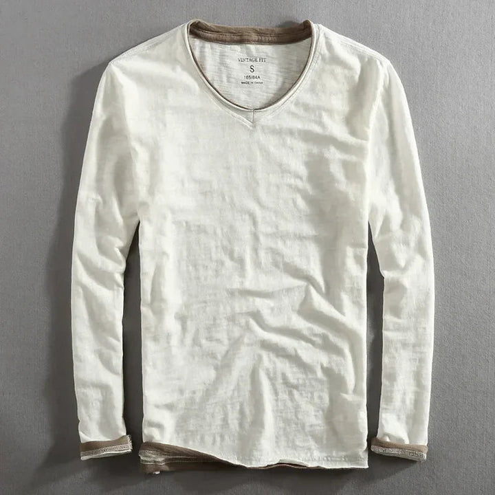 Natan | Camiseta de Manga Larga de Algodón