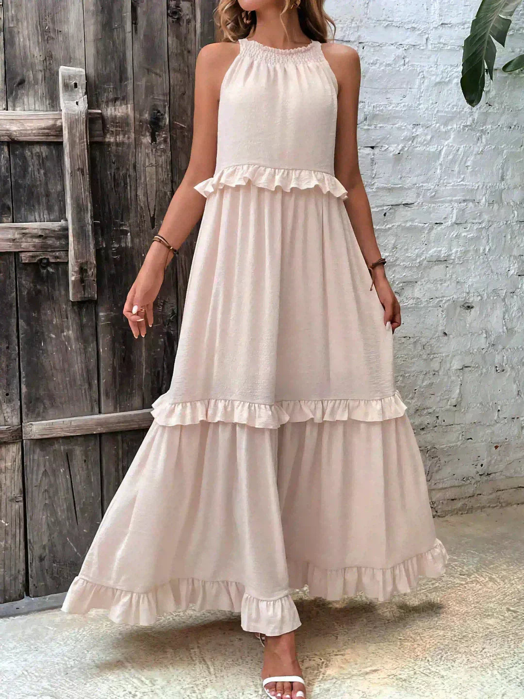 Aneta | Vestido elegante sin mangas