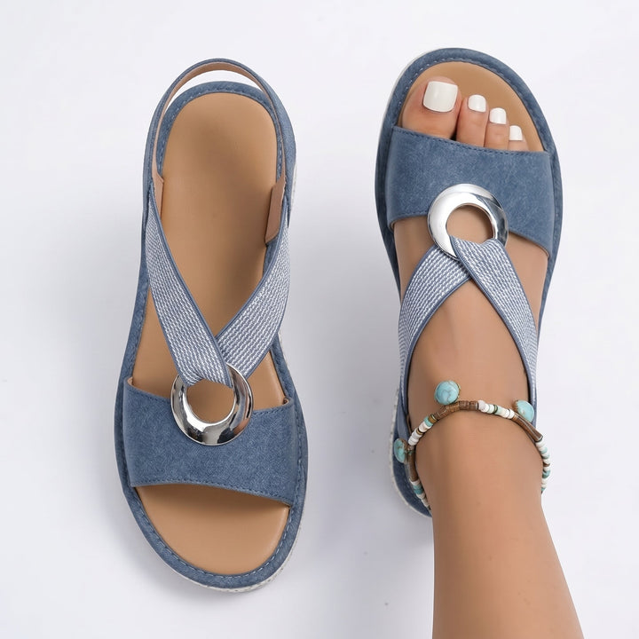 Gabriela | Sandalias Planas Premium