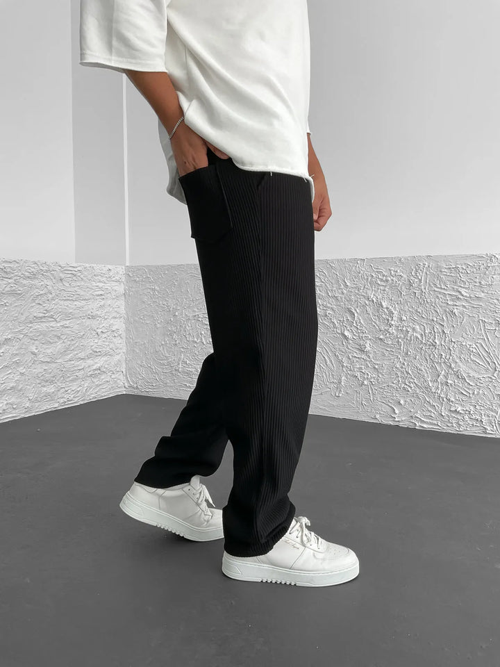 Żelisław | Pantalón holgado de canalé