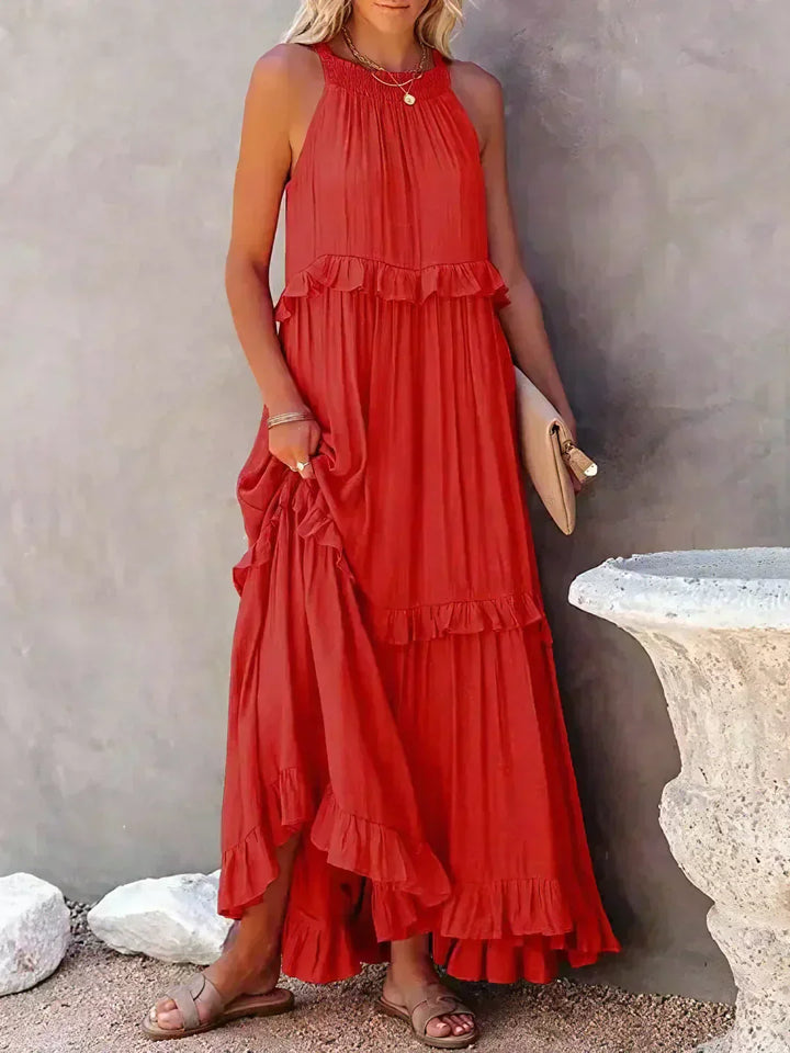 Aneta | Vestido elegante sin mangas