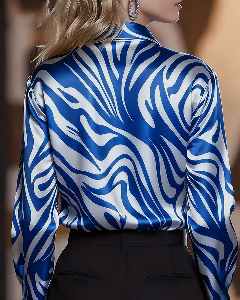 Cebra | Camisa elegante y chic con un estampado llamativo