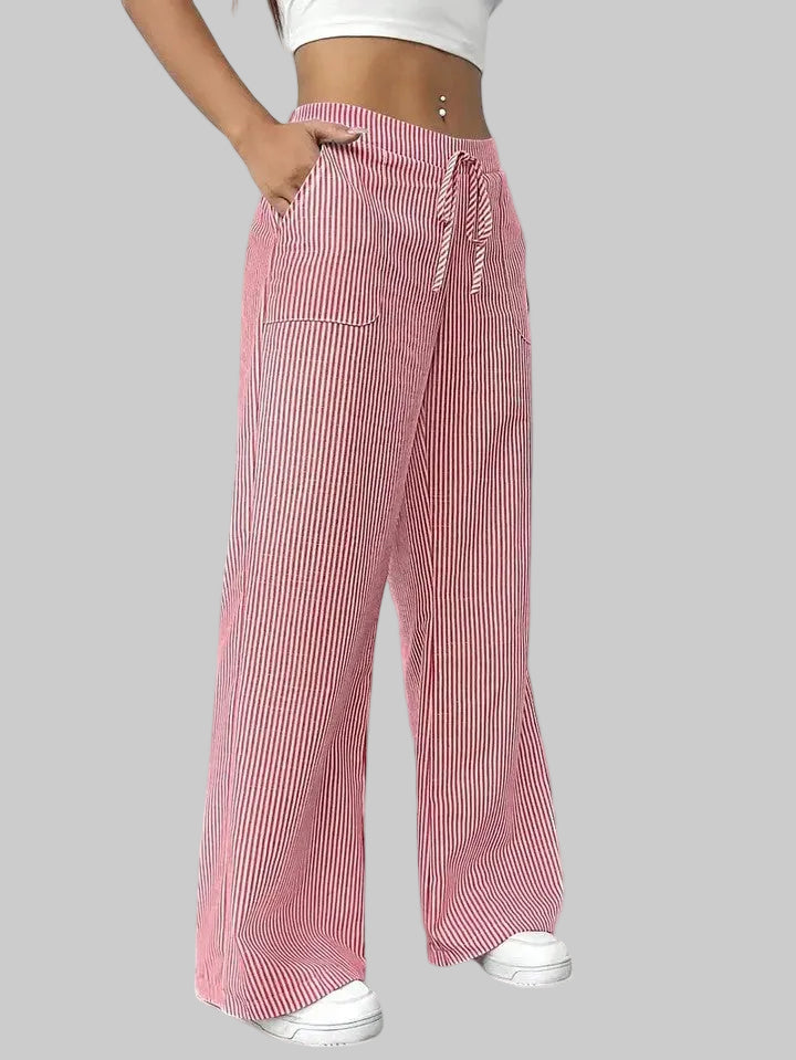 Dominique | Pantalones Cómodos de Pierna Ancha