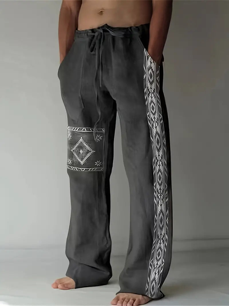 Jastrzeń | Pantalón con Estampado Étnico